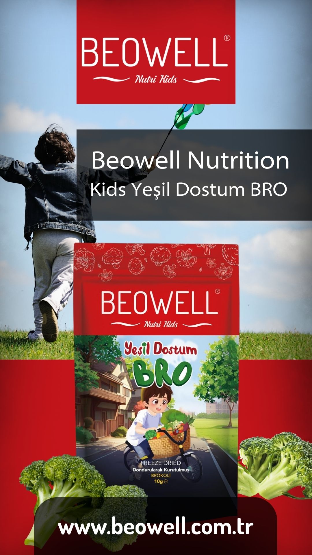 Beowell Nutri Kids Yeşil Dostum Bro